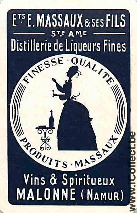 Single Swap Playing Cards Alcohol Liquor Massaux (PS06-44B)