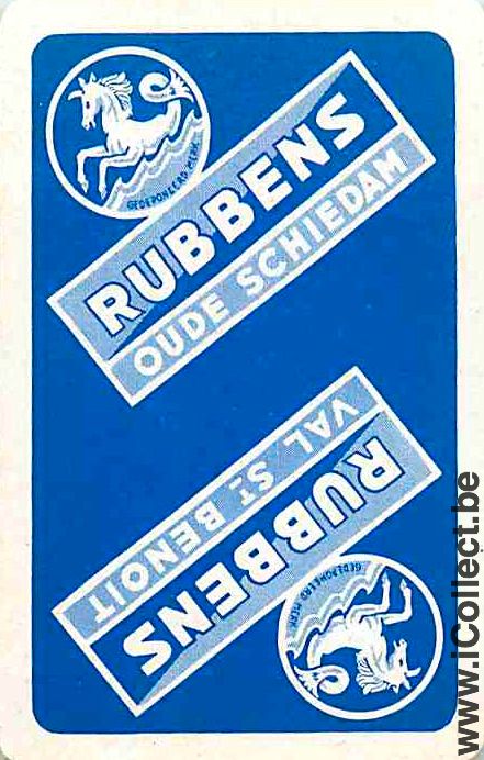 Single Swap Playing Cards Alcohol Liquor Rubbens (PS05-55H)