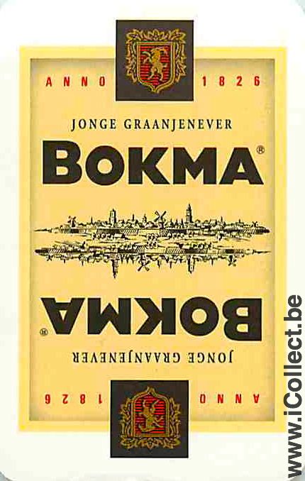 Single Swap Playing Cards Alcohol Genever Bokma (PS06-02C)