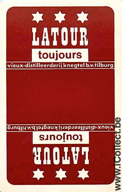 Single Playing Cards Alcohol Liquor Latour (PS06-45H)