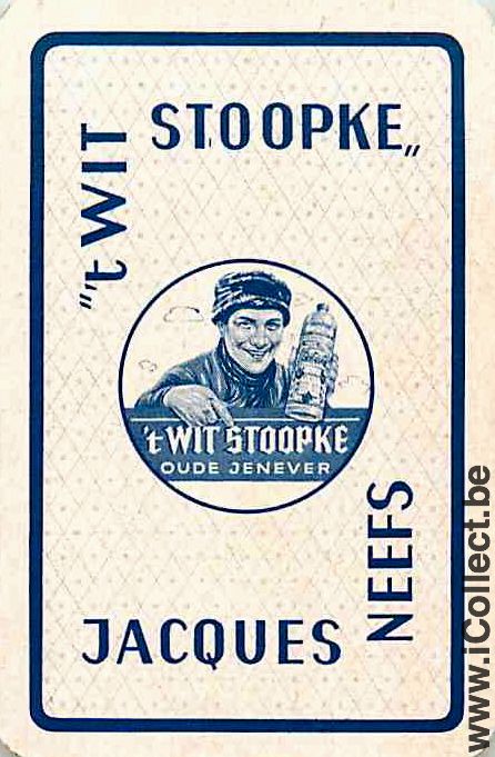 Single Swap Playing Cards Liquor T Wit Stoopke (PS06-46A)