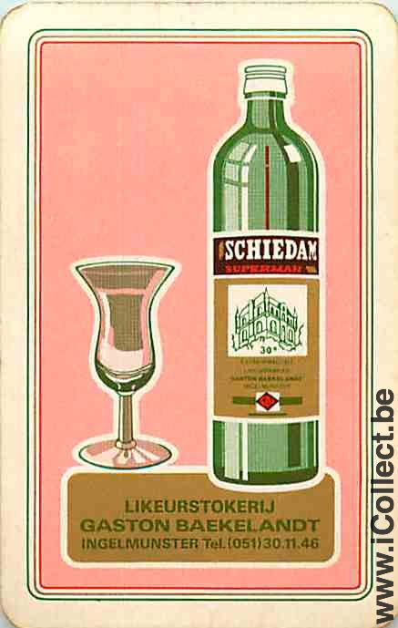 Single Swap Playing Cards Liquor Gaston Baekelandt (PS06-51D)