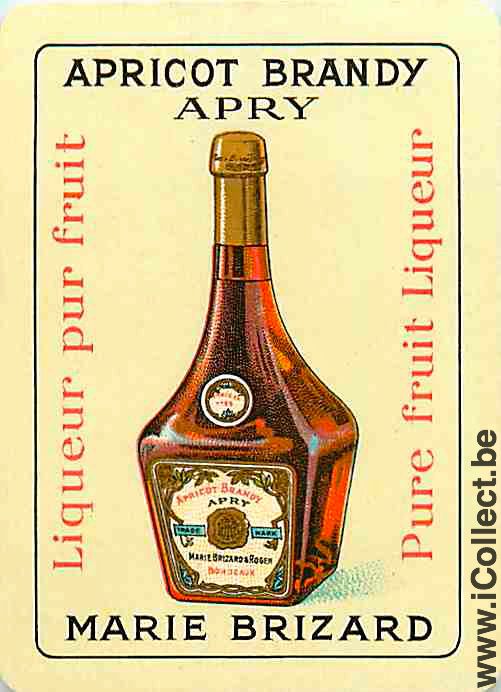 Single Swap Playing Cards Liquor Marie Brizard (PS07-01B)