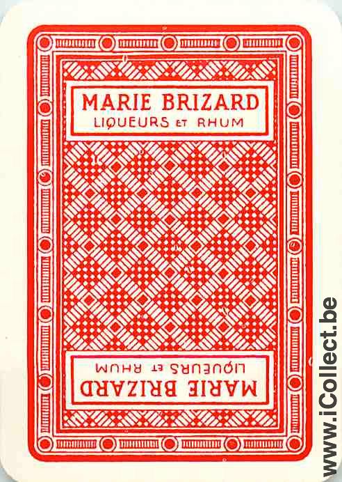 Single Swap Playing Cards Liquor Marie Brizard (PS03-56G)