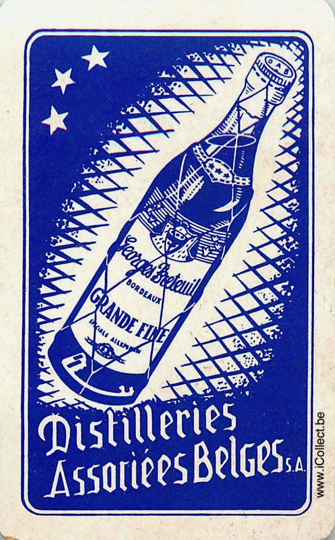 Single Swap Playing Cards Alcohol Associees Belges (PS13-45B)