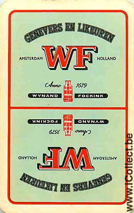 Single Swap Playing Cards Liquor Wynand Fockink (PS07-01E)