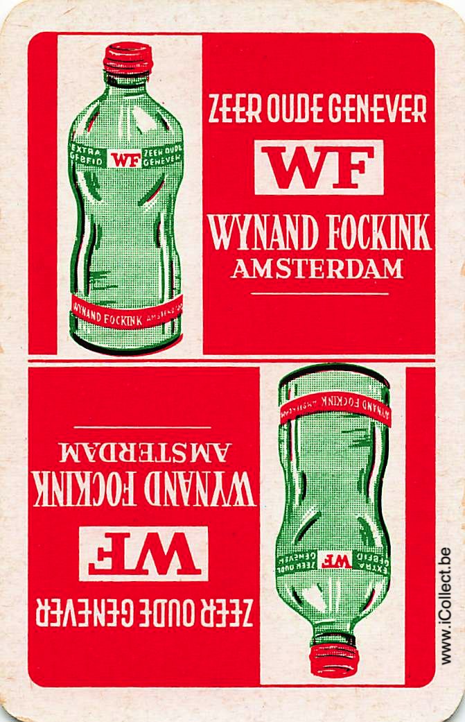 Single Swap Playing Cards Alcohol Wynand Fockink (PS22-35B)