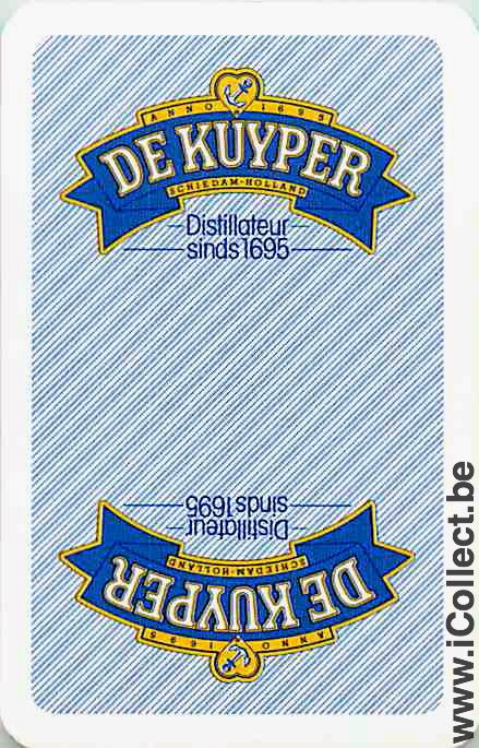 Single Swap Playing Cards Alcohol Liquor De Kuyper (PS07-02A)