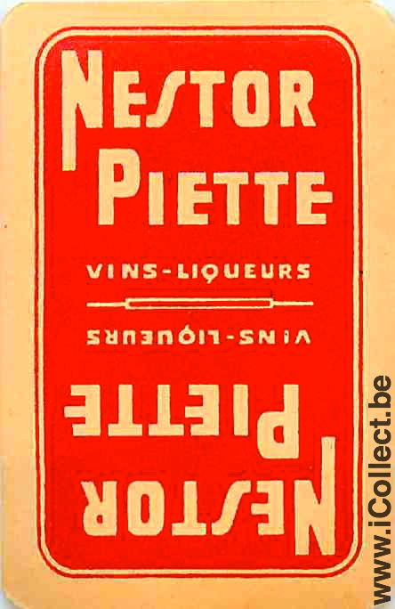 Single Playing Cards Alcohol Liquor Nestor Pirette (PS02-59I)