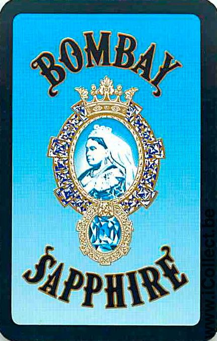 Single Swap Playing Cards Liquor Bombay Saphirre (PS01-24D)