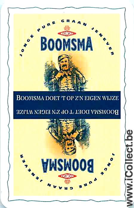 Single Swap Playing Cards Alcohol Liquor Boomsma (PS06-53C)