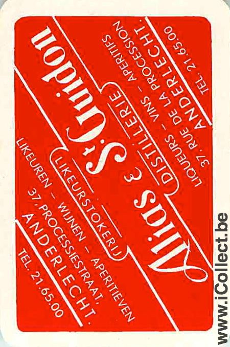 Single Swap Playing Cards Liquor Alias St Guidon (PS04-07C)