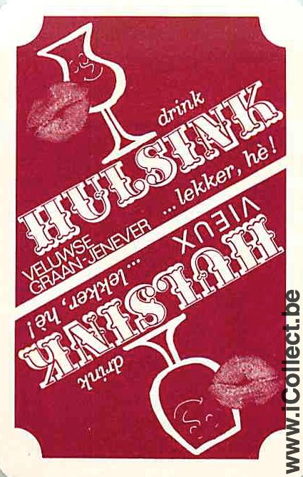Single Swap Playing Cards Alcohol Genever Hulsink (PS04-12E)