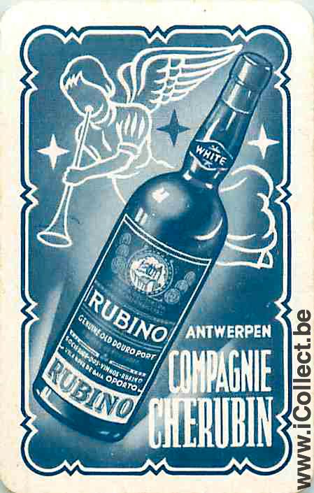 Single Playing Cards Alcohol Porto Compagnie Cherubin (PS02-41E)