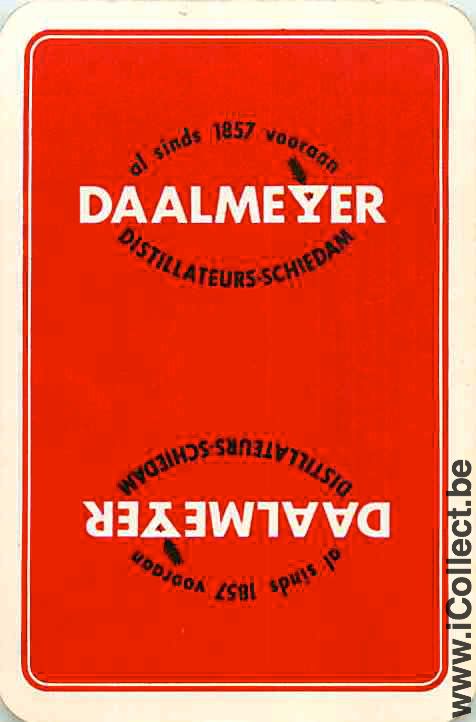 Single Playing Cards Alcohol Liquor Daalmeyer (PS07-59G) - Click Image to Close