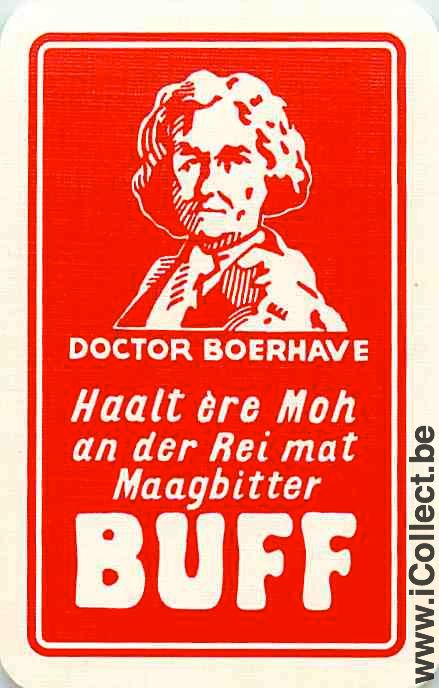 Single Swap Playing Cards Alcohol Buff Doctor Boerhave (PS01-20C - Click Image to Close