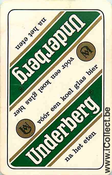 Single Playing Cards Alcohol Underberg (PS04-44H)