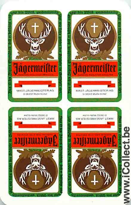 Single Swap Playing Cards Liquor Jagermeilter (PS09-42A)