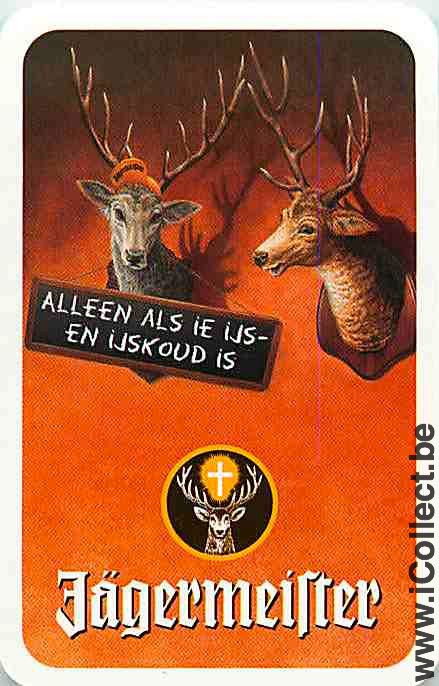 Single Swap Playing Cards Liquor Jagermeilter (PS06-06E)