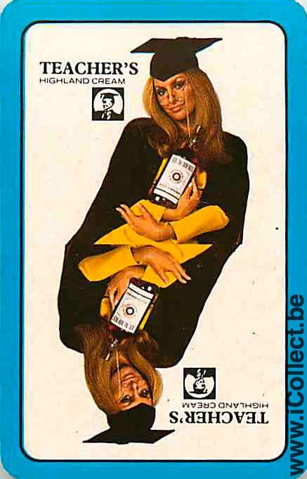 Single Swap Playing Cards Alcohol Teacher's Cream (PS02-22E) - Click Image to Close