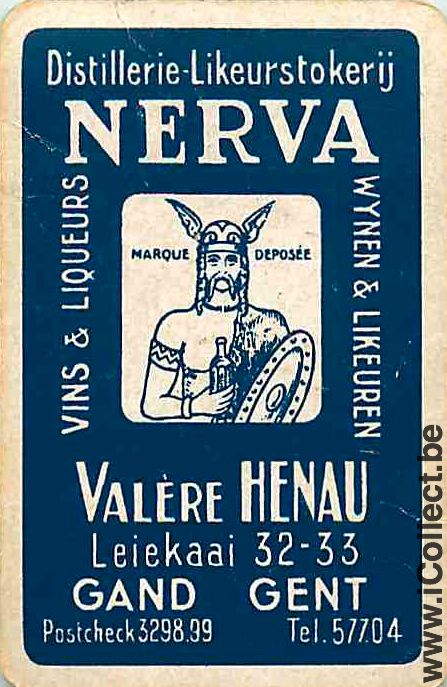 Single Swap Playing Cards Alcohol Nerva Henau (PS22-02E)