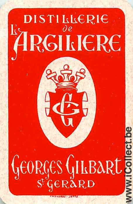 Single Playing Cards Alcohol Distillery Argiliere (PS07-19C) - Click Image to Close