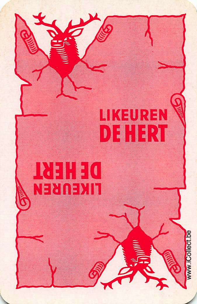 Single Swap Playing Cards Alcohol De Hert (PS04-36G) - Click Image to Close