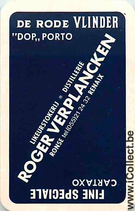 Single Playing Cards Alcohol Roger Verplanchen (PS05-60F)