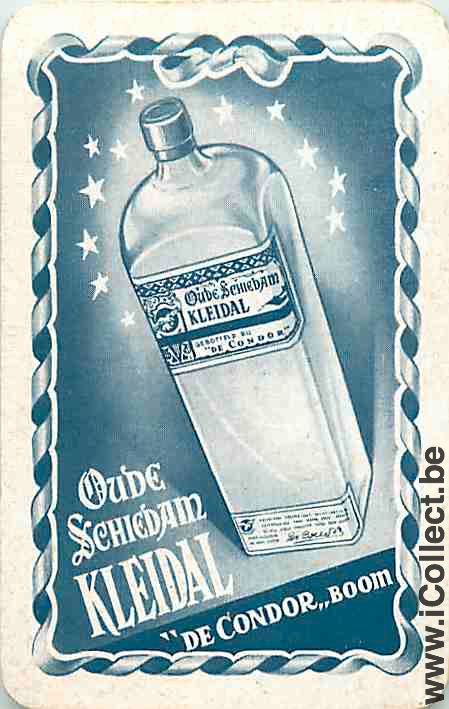 Single Swap Playing Cards Alcohol Kleidal Schiedam (PS06-56G)