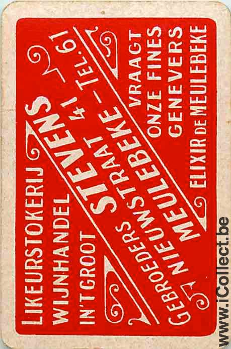 Single Playing Cards Alcohol Stevens Meulbeke (PS04-54C)