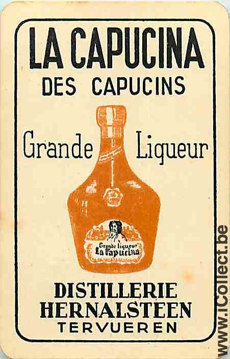 Single Swap Playing Cards Liquor La Capucina (PS11-11G)