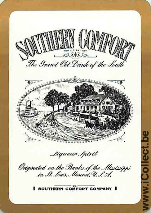 Single Playing Cards Alcohol Southern Comfort Liquor (PS05-32B)