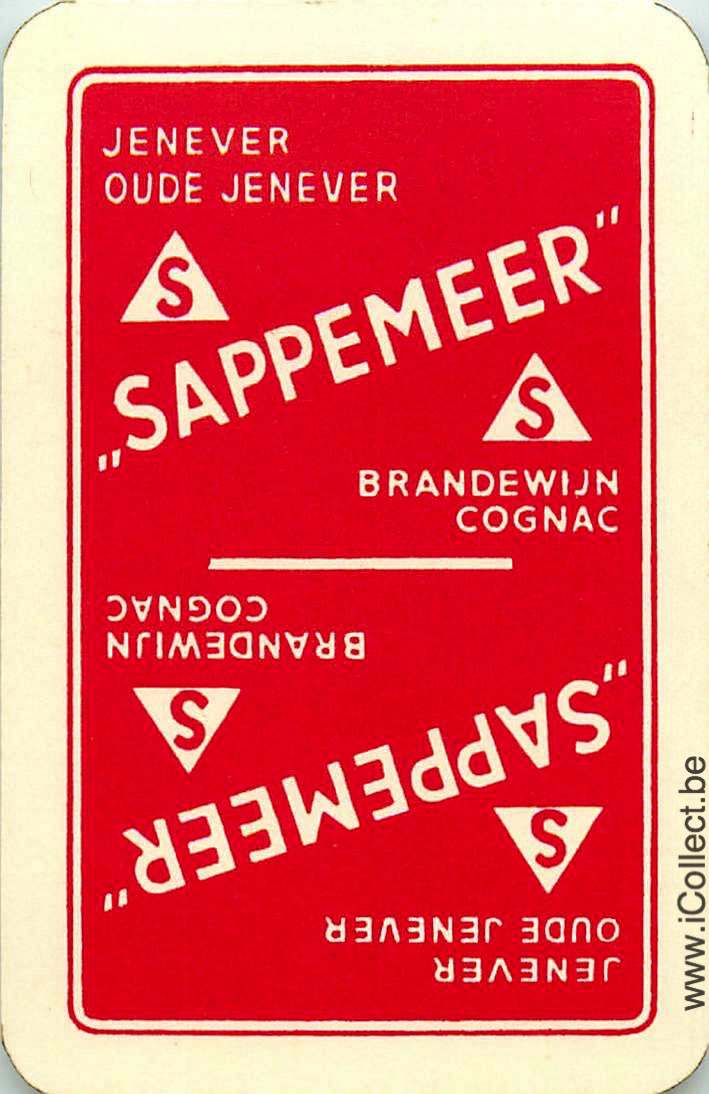 Single Swap Playing Cards Alcohol Sappemeer Genever (PS02-53H)