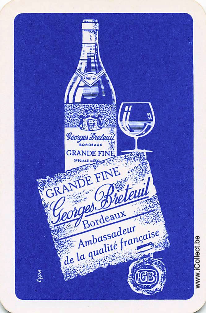 Single Swap Playing Cards Alcohol Goerges Breteuil (PS11-39E) - Click Image to Close