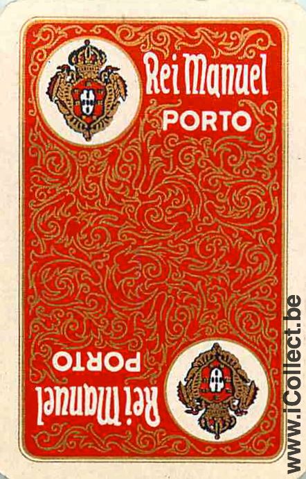 Single Swap Playing Cards Alcohol Porto Rei Manuel (PS06-21I)