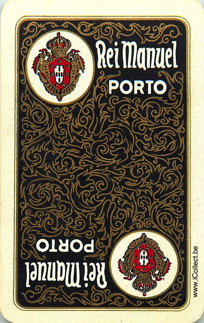 Single Swap Playing Cards Alcohol Porto Rei Manuel (PS06-23E) - Click Image to Close