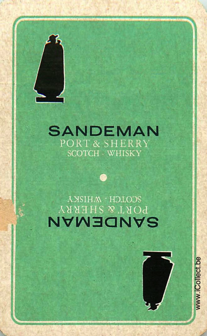 Single Swap Playing Cards Alcohol Porto Sandeman (PS13-33I) - Click Image to Close