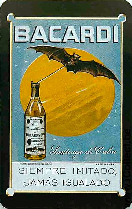 Single Swap Playing Cards Alcohol Rhum Bacardi (PS06-31B) - Click Image to Close