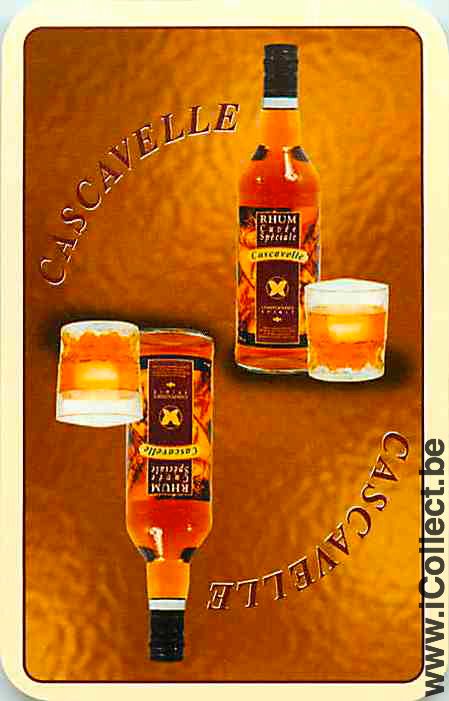 Single Swap Playing Cards Alcohol Rhum Cascavelle (PS06-31I) - Click Image to Close