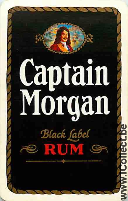 Single Playing Cards Alcohol Captain Morgan Rhum (PS12-41C)