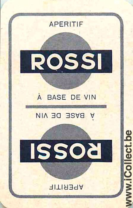 Single Swap Playing Cards Alcohol Martini Rossi (PS06-28F)
