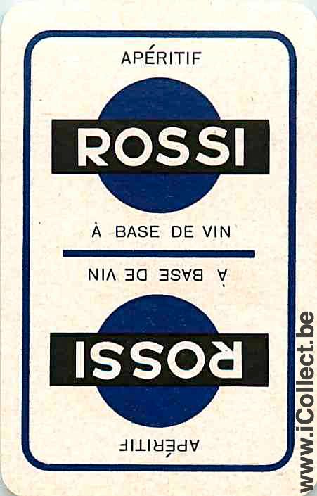 Single Swap Playing Cards Alcohol Martini Rossi (PS06-28G)