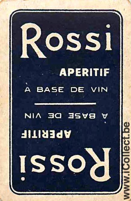 Single Swap Playing Cards Alcohol Martini Rossi (PS06-13E)