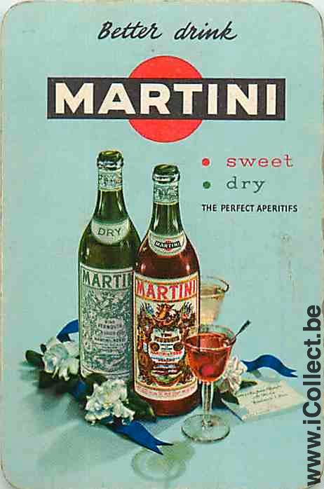 Single Swap Playing Cards Alcohol Martini (PS06-10I)