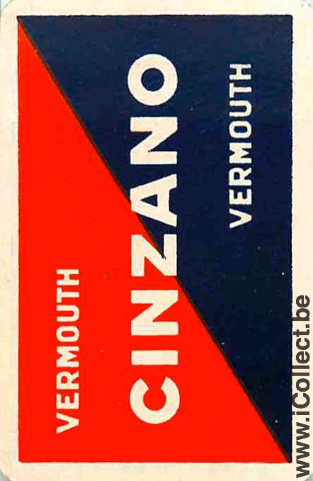 Single Playing Cards Alcohol Cinzano Vermouth (PS06-29E)