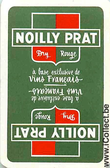 Single Swap Playing Cards Alcohol Noilly Prat Vermouth(PS06-29F)