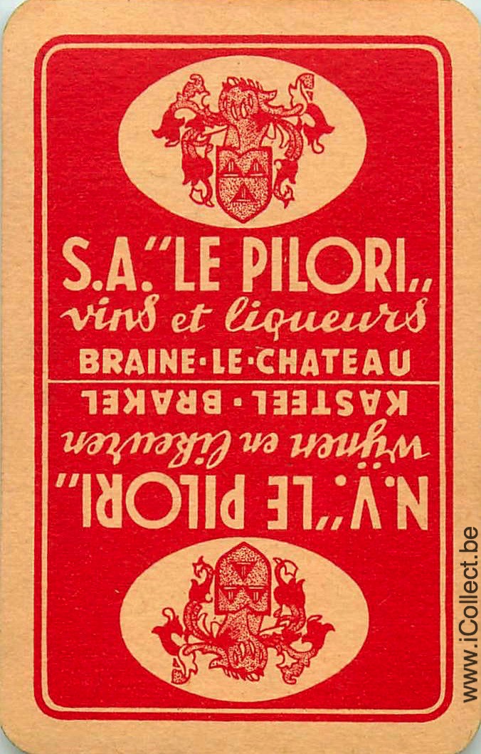 Single Swap Playing Cards Alcohol Le Pilori (PS22-07H) - Click Image to Close