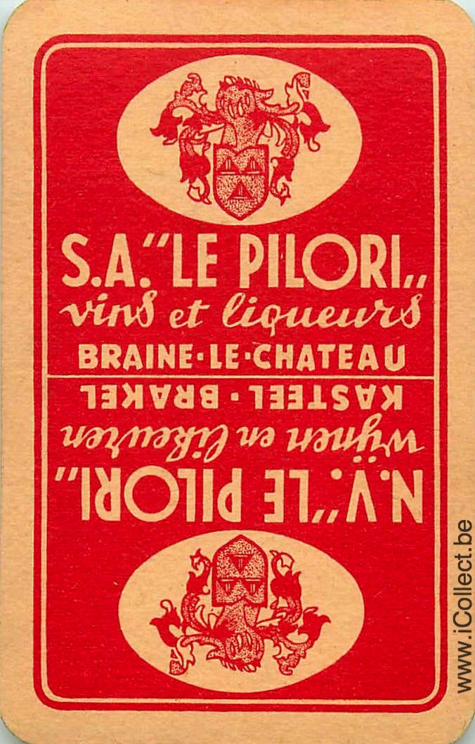 Single Swap Playing Cards Alcohol Le Pilori (PS22-07H)