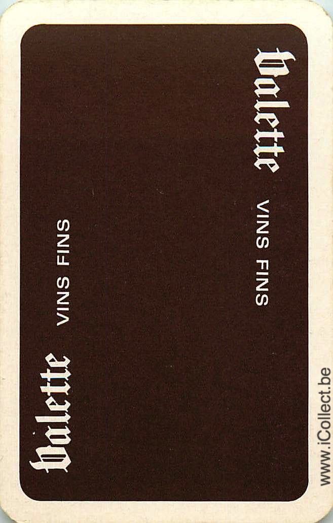 Single Swap Playing Cards Alcohol Valette Wine (PS05-08C)