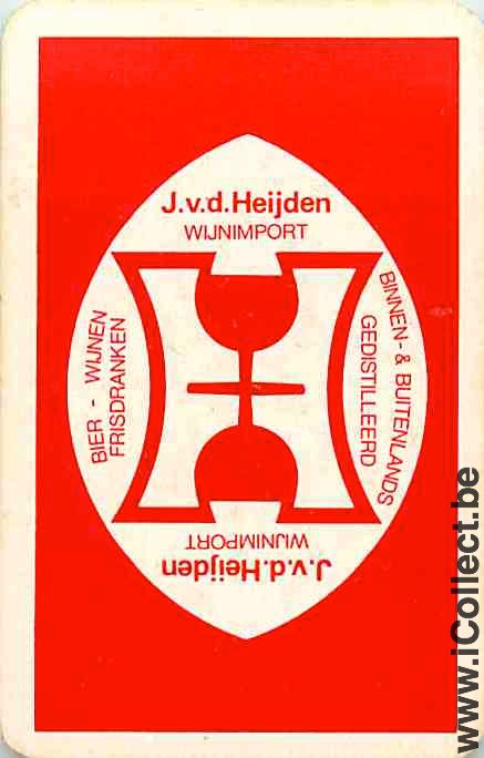 Single Swap Playing Cards Alcohol Wine Heijden (PS05-39B)